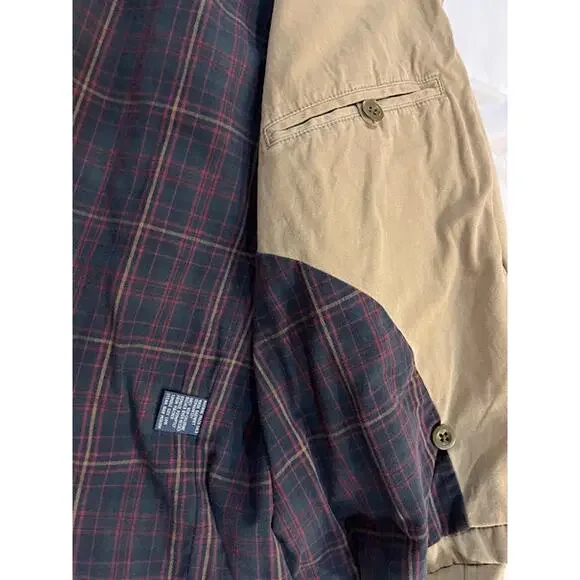 VTG NWT Polo Ralph Lauren Jacket Mens Brown Olive Pony Full Zip 90s Y2K XL - Picture 7 of 8